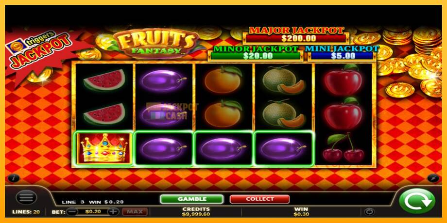 Fruits Fantasy машина за игри за пари, слика 3