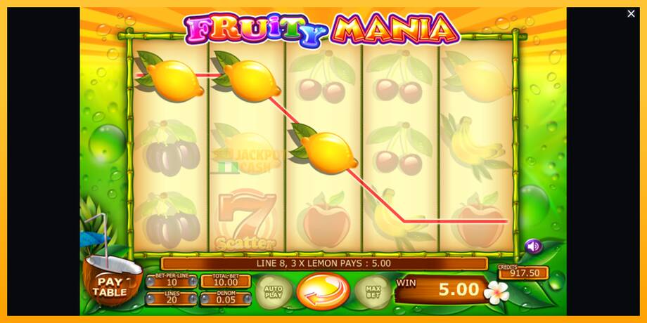 Fruity Mania машина за игри за пари, слика 3