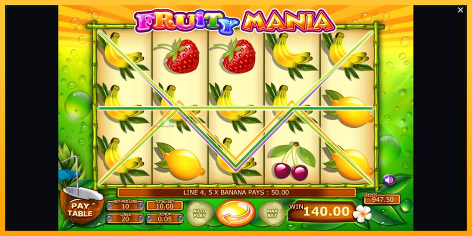 Fruity Mania машина за игри за пари, слика 5