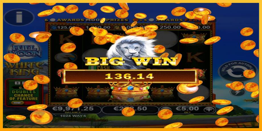 Full Moon: White King PowerPlay Jackpot машина за игри за пари, слика 4