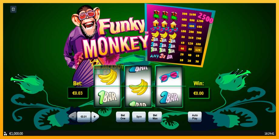 Funky Monkey машина за игри за пари, слика 1