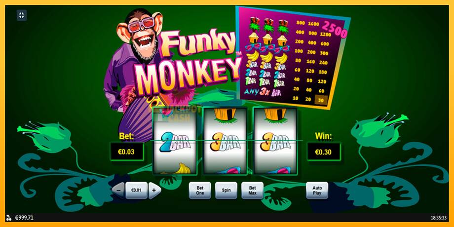 Funky Monkey машина за игри за пари, слика 3