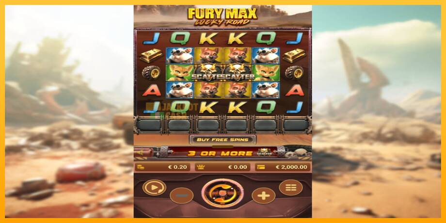 Fury Max Lucky Road машина за игри за пари, слика 2