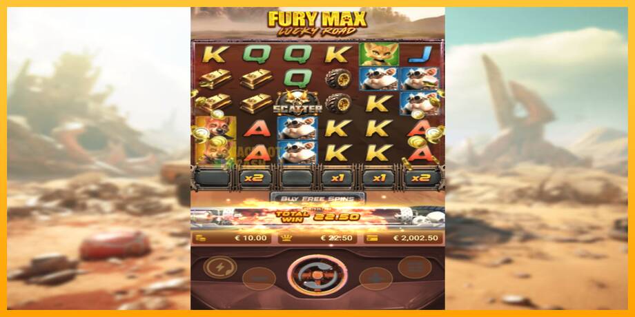 Fury Max Lucky Road машина за игри за пари, слика 3