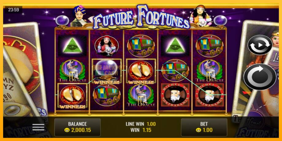 Future Fortunes машина за игри за пари, слика 2