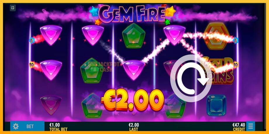 Gem Fire машина за игри за пари, слика 3