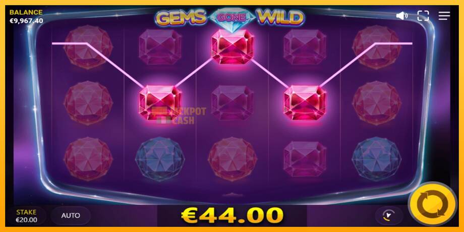 Gems Gone Wild машина за игри за пари, слика 3