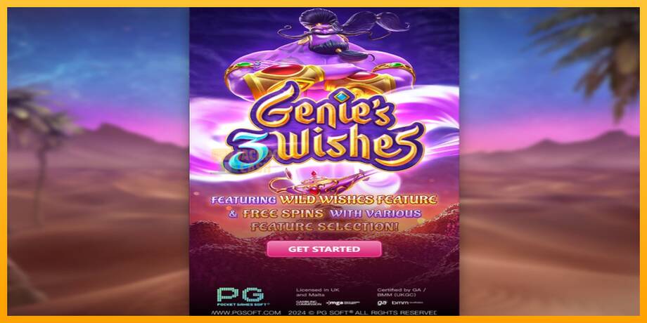 Genies 3 Wishes машина за игри за пари, слика 1