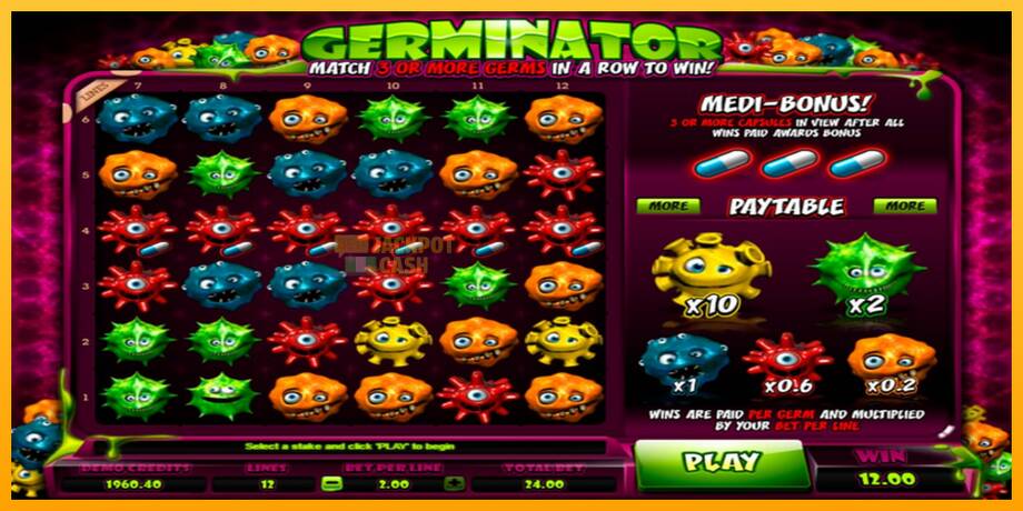 Germinator машина за игри за пари, слика 1