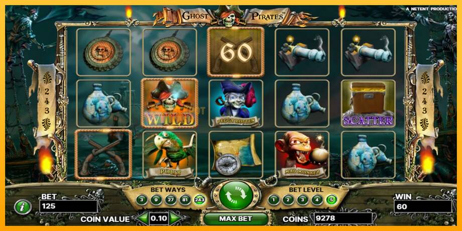 Ghost Pirates машина за игри за пари, слика 3