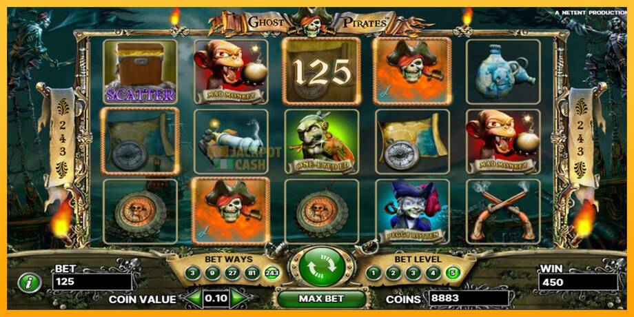 Ghost Pirates машина за игри за пари, слика 4