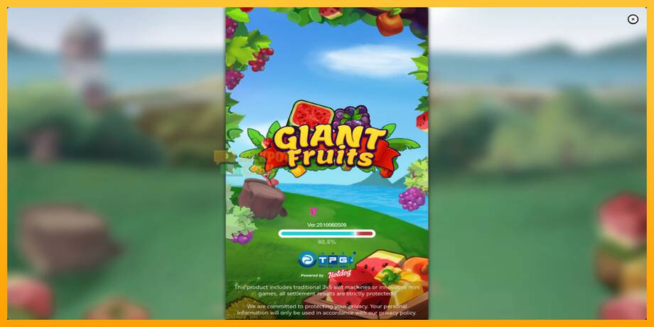 Giant Fruits машина за игри за пари, слика 1