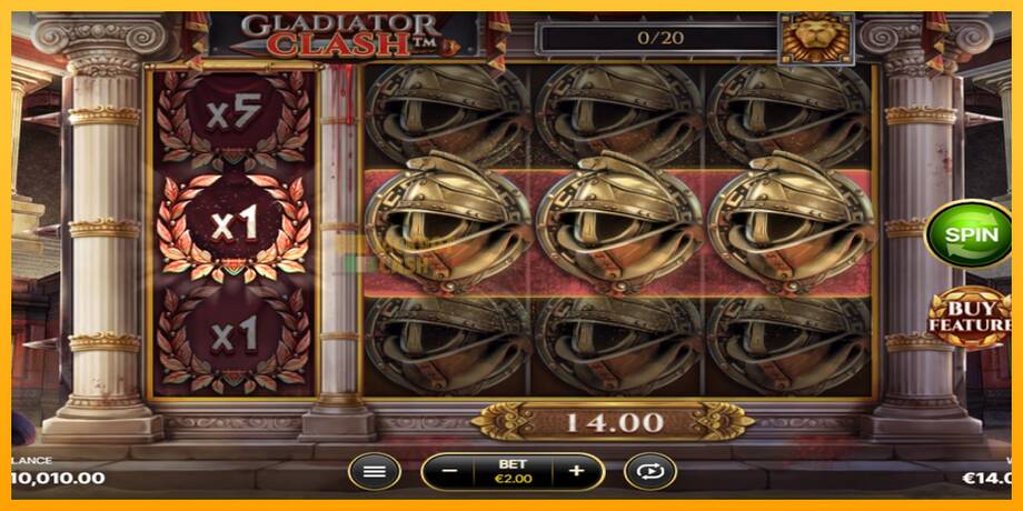 Gladiator Clash машина за игри за пари, слика 2