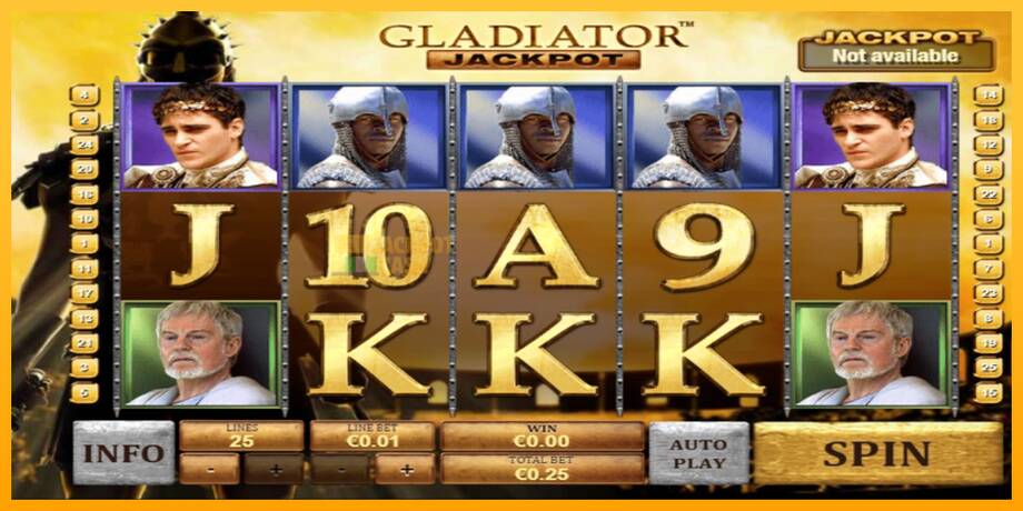 Gladiator Jackpot машина за игри за пари, слика 1