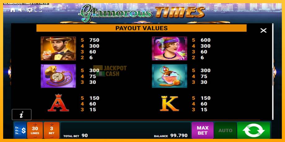 Glamorous Times машина за игри за пари, слика 7