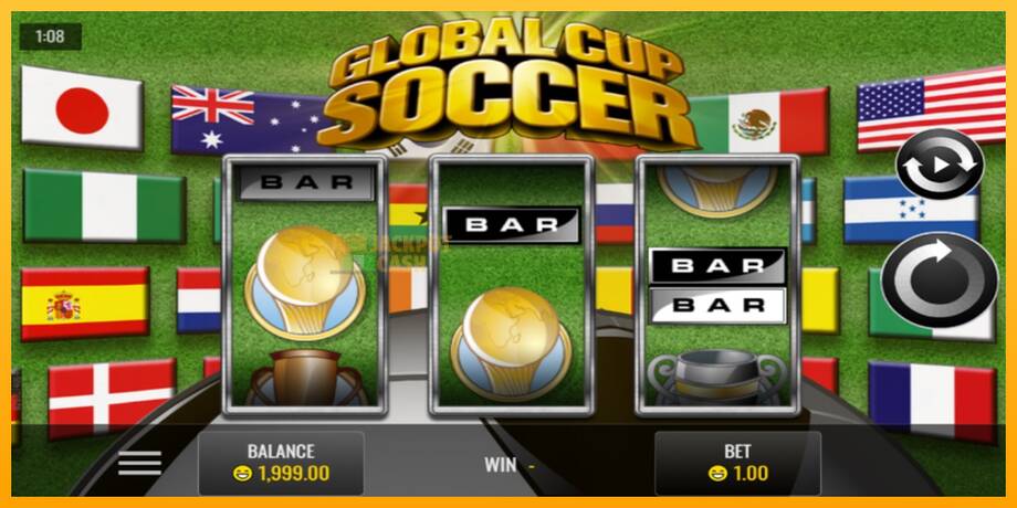 Global Cup Soccer машина за игри за пари, слика 1