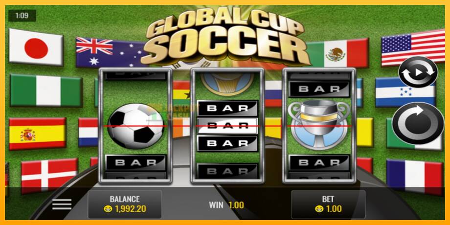 Global Cup Soccer машина за игри за пари, слика 2