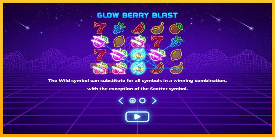 Glow Berry Blast машина за игри за пари, слика 1