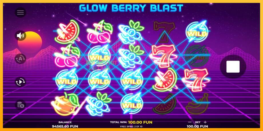 Glow Berry Blast машина за игри за пари, слика 4