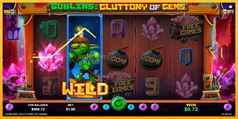 Goblins Gluttony of Gems машина за игри за пари, слика 2