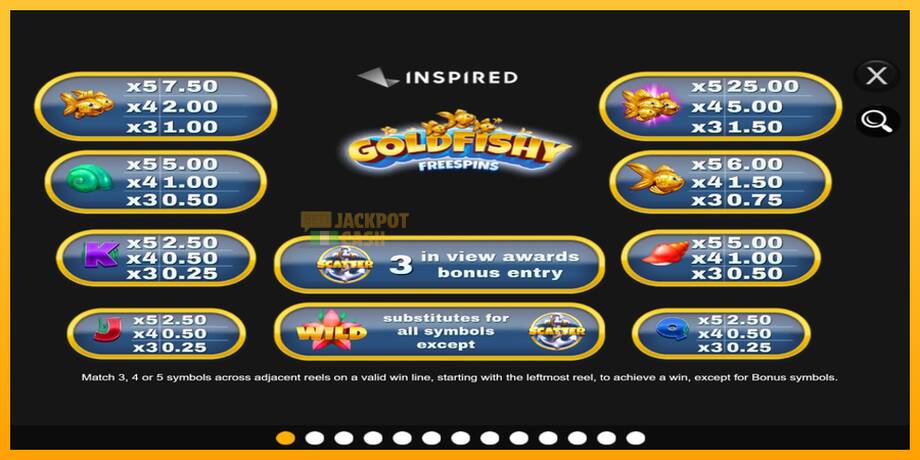 Gold Fishy Free Spins машина за игри за пари, слика 4