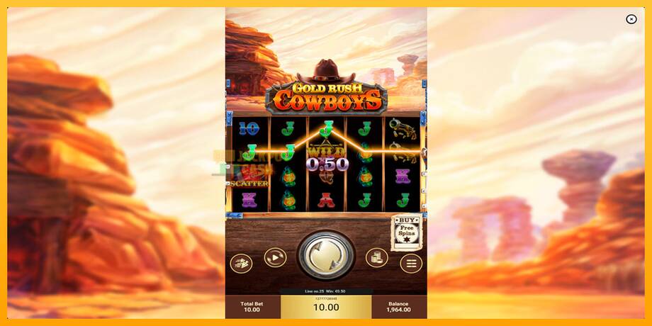 Gold Rush Cowboys машина за игри за пари, слика 4