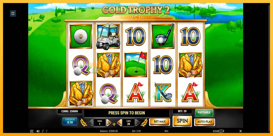 Gold Trophy 2 машина за игри за пари, слика 1