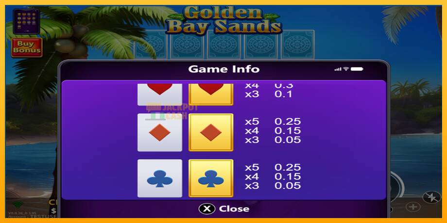 Golden Bay Sands машина за игри за пари, слика 6