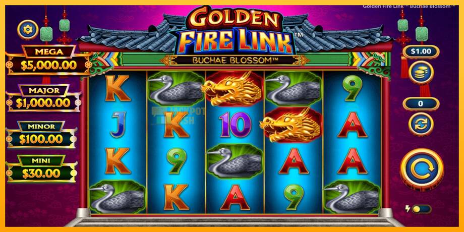 Golden Fire Link Buchae Blossom машина за игри за пари, слика 1