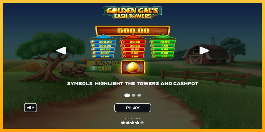 Golden Gal’s Cash Tower машина за игри за пари, слика 1