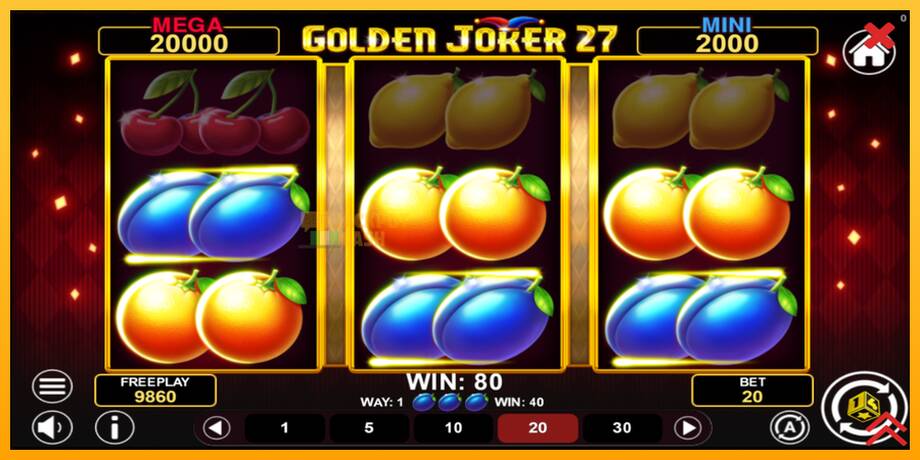 Golden Joker 27 Hold & Win машина за игри за пари, слика 4