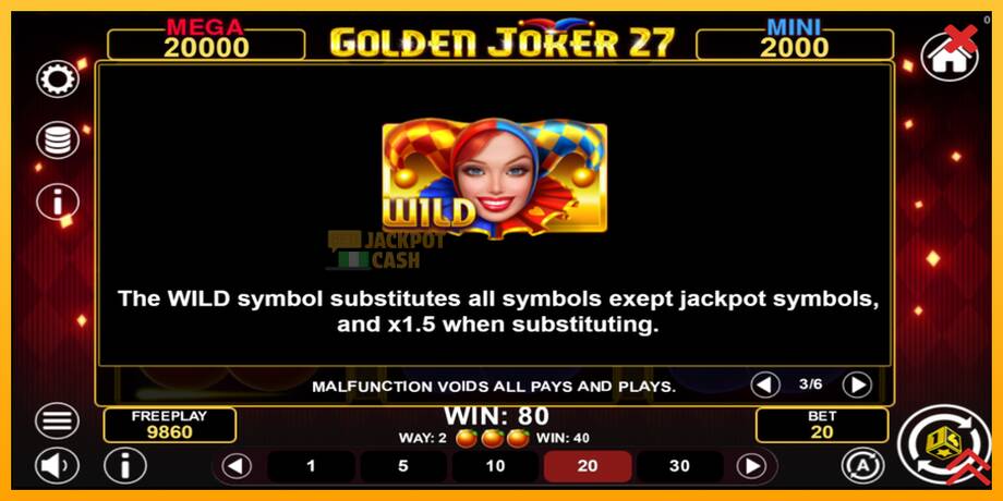 Golden Joker 27 Hold & Win машина за игри за пари, слика 7