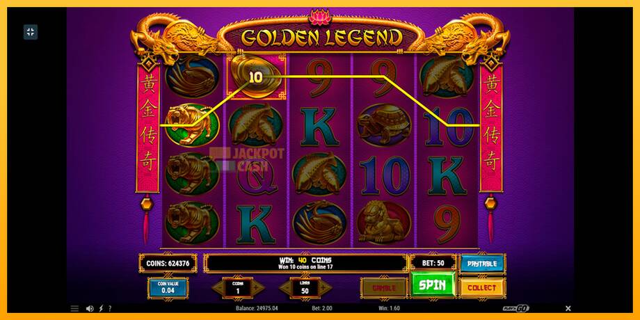 Golden Legend машина за игри за пари, слика 4