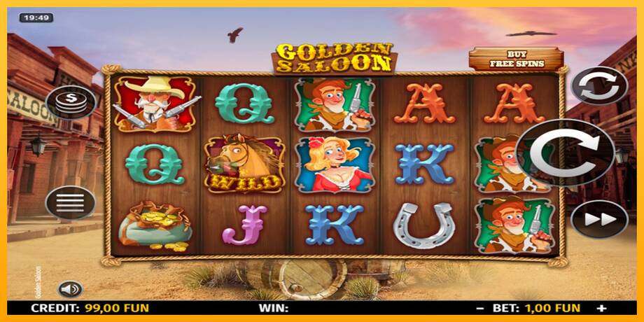 Golden Saloon машина за игри за пари, слика 2