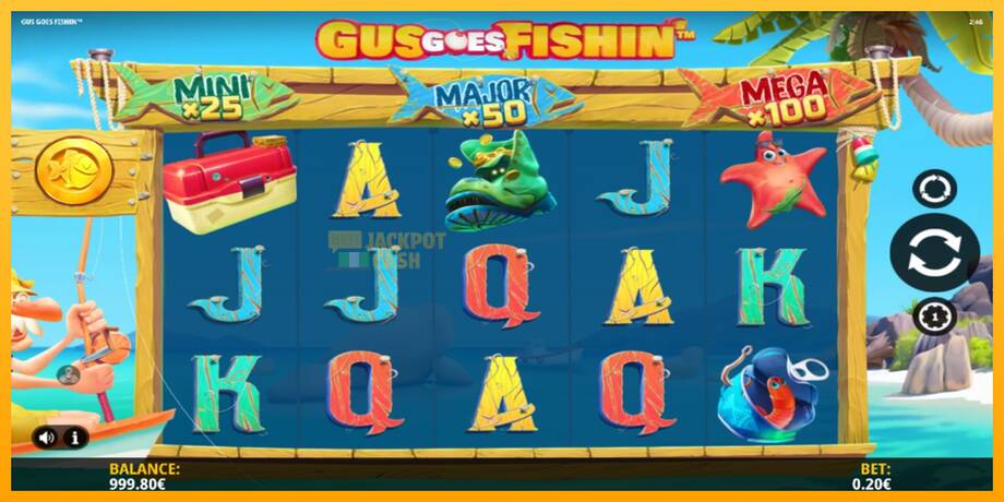 Gus Goes Fishin машина за игри за пари, слика 2