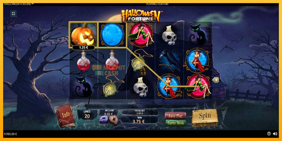 Halloween Fortune машина за игри за пари, слика 3