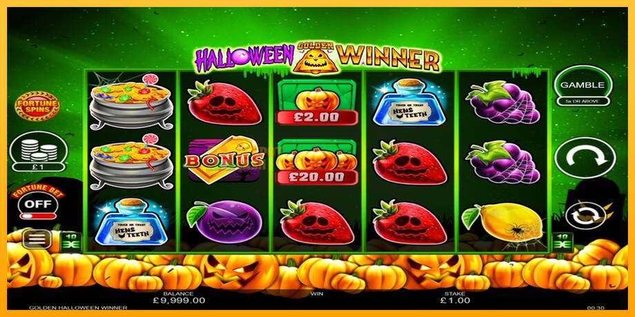 Halloween Golden Winner машина за игри за пари, слика 2