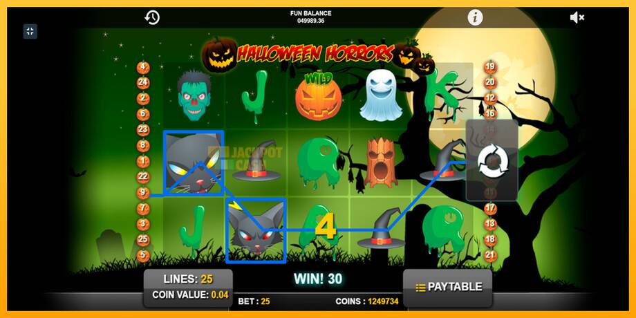 Halloween Horrors машина за игри за пари, слика 9