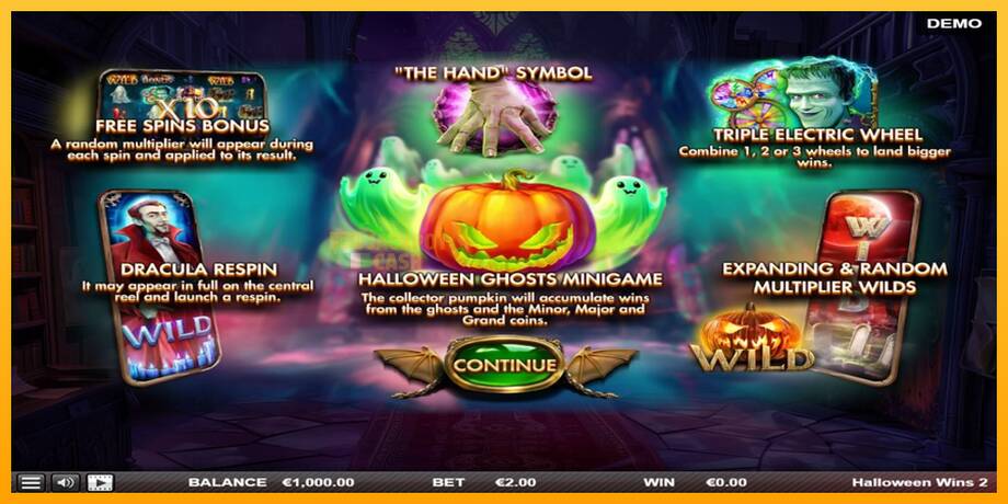 Halloween Wins 2 машина за игри за пари, слика 1