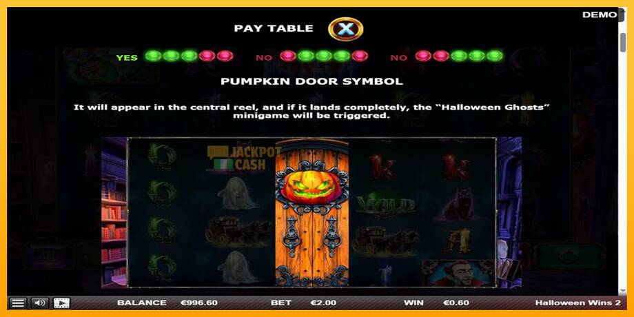 Halloween Wins 2 машина за игри за пари, слика 5