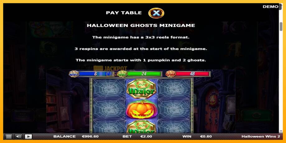 Halloween Wins 2 машина за игри за пари, слика 6