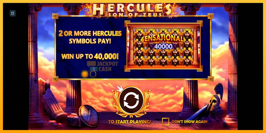 Hercules Son of Zeus машина за игри за пари, слика 1