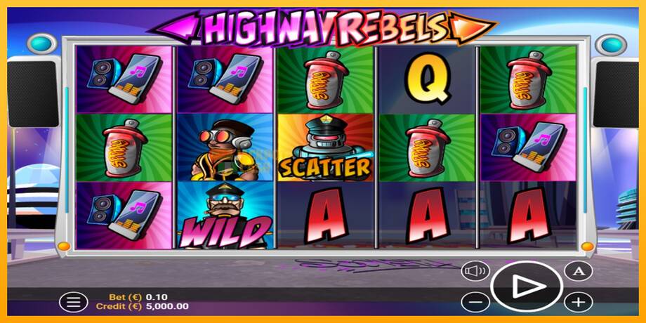 Highway Rebels машина за игри за пари, слика 1