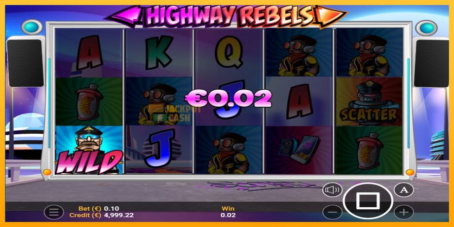 Highway Rebels машина за игри за пари, слика 3