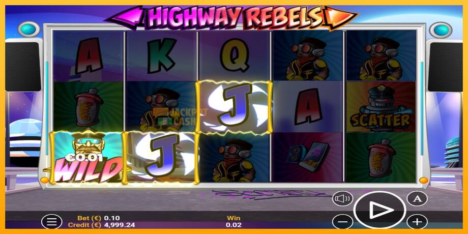 Highway Rebels машина за игри за пари, слика 4