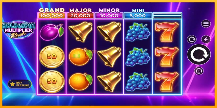 Hold & Spin Multiplier Rush машина за игри за пари, слика 2