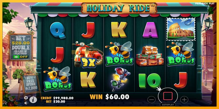 Holiday Ride машина за игри за пари, слика 3