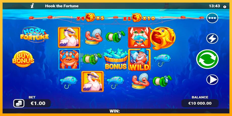 Hook the Fortune машина за игри за пари, слика 1