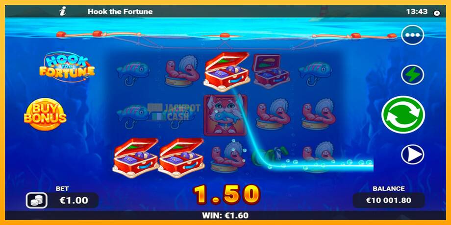 Hook the Fortune машина за игри за пари, слика 3