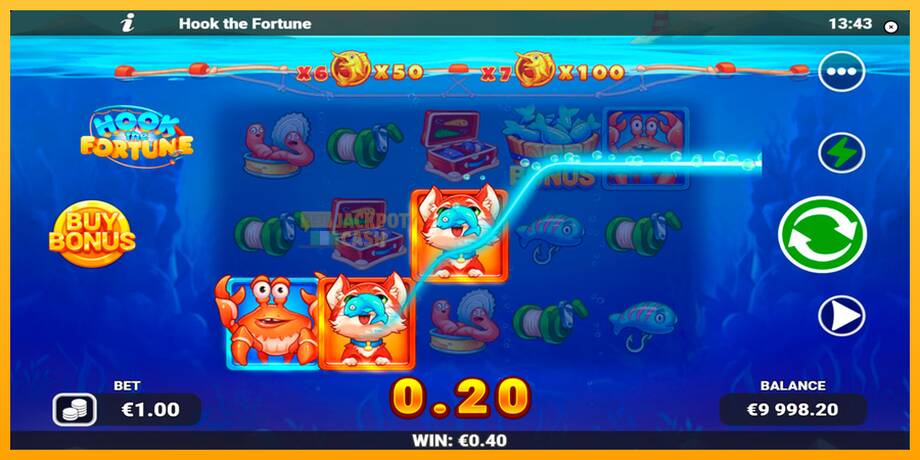 Hook the Fortune машина за игри за пари, слика 4